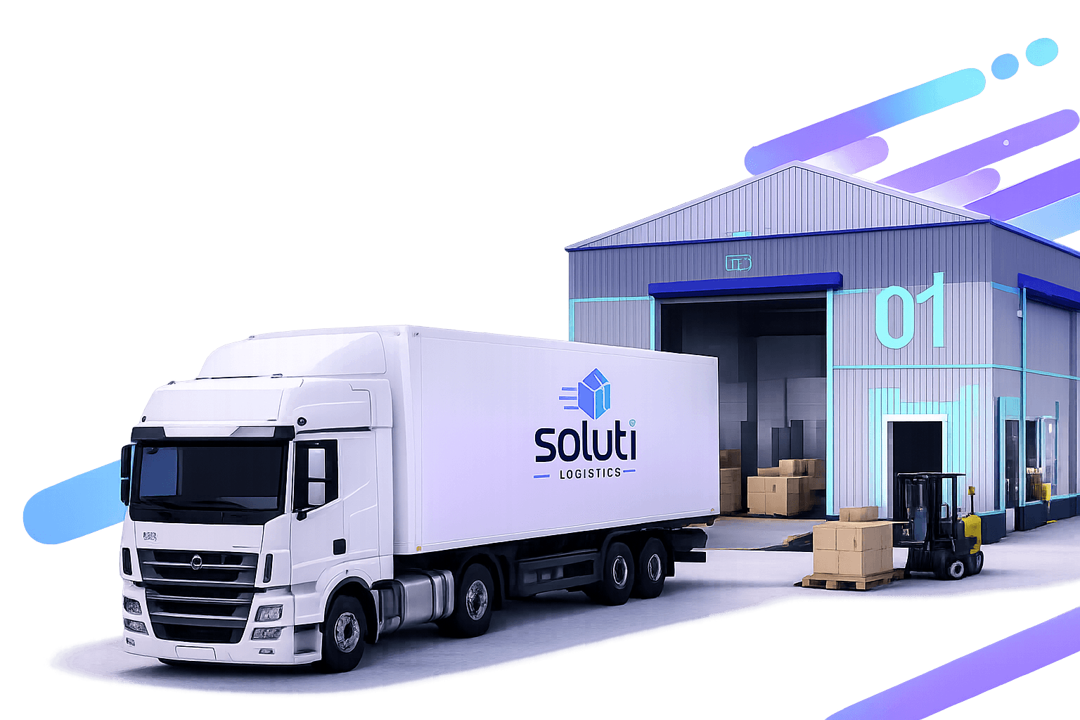 Camión Soluti Logistics